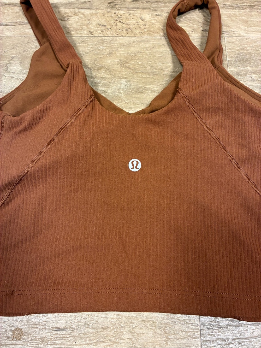 Lululemon 2 Cropped Ribbed Tank Tops Power Pivot Align - Picture 3 of 10